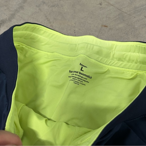 NWOT Birddog Men's Broomstick Joggers Sweatpants Built - in Liner Blue Large - Picture 3 of 8